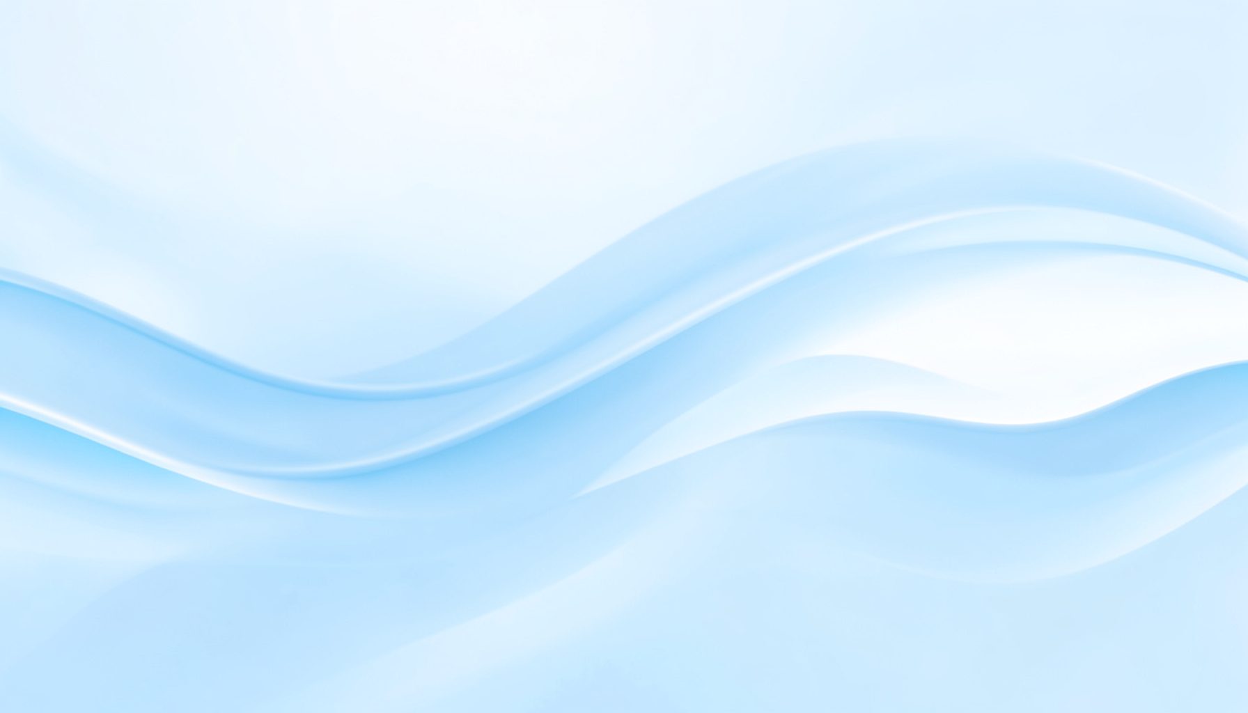 Soft blue and white abstract waves suggesting gentle water flow, calm and clean medical atmosphere